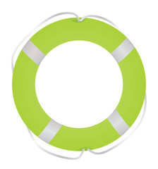 Poster - Rescue ring. vector illustration