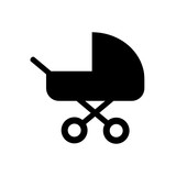 Fototapeta  - wózek dziecięcy ikona