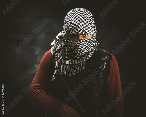 Fotografía rebel militant terrorist guerrilla concept