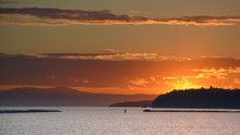 Lake Champlain Sunset From Burlington Vermont