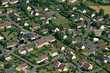 Etrepagny, France - july 7 2017 : aerial photograph of the village