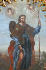 Wall Mural - Saint Roch altarpiece in the Parish Church of Saint Peter in Velesevec, Croatia