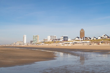 Zandvoort aan Zee/ Netherlands on a sunny day