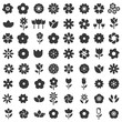 flower icon - flower pattern seamless vector illustrator