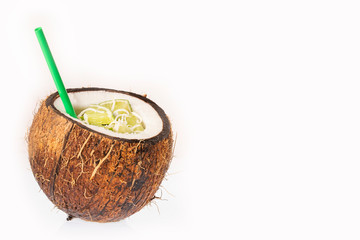 Poster - Refreshing coconut lemonade - Cocos nucifera