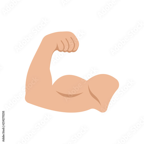Fotomural Bicep logo. Vector illustration
