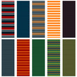 Stripe vector pattern set. Masculine, preppy, vintage, modern repeating patterns for gift wrap, backgrounds, borders, textiles, apparel, paper products, scrapbooking and more.