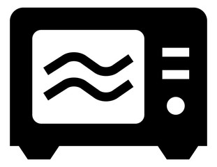 Wall Mural - Microwave Oven Vector Icon