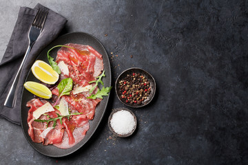 Wall Mural - Marbled beef carpaccio