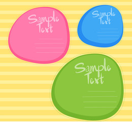 Sticker - A blank colour template