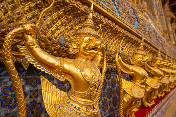 Wall Mural - Phra Kaew Temple and the Royal Palace of Thailand