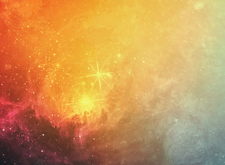 Wall Mural - abstract space nebula for powerful concept