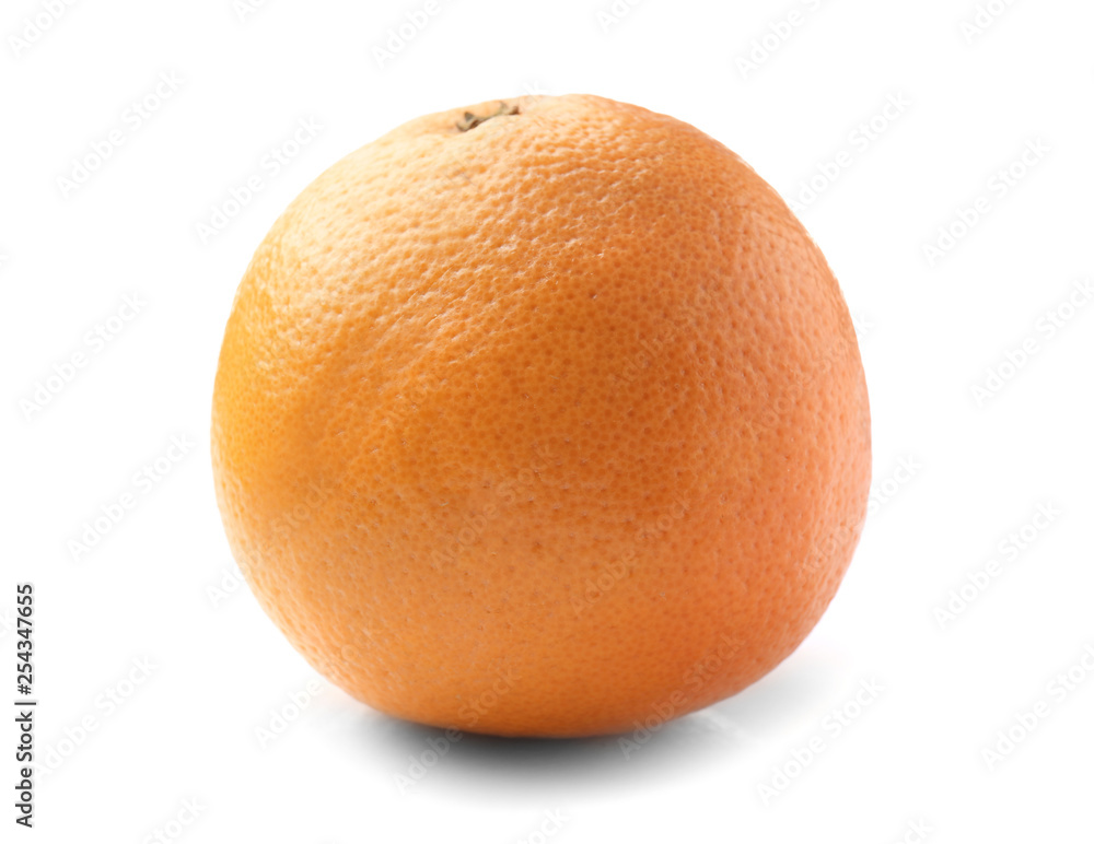 Tasty grapefruit on white background