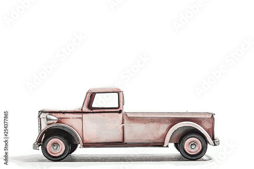 Retro Miniature Truck Illustration レトロなミニチュアのトラック イラスト Stock Illustration Adobe Stock Retro Miniature Truck Illustration レトロなミニチュアのトラック イラスト Stock Illustration Adobe Stock