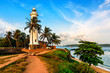 white lighthouse in fort Galle