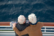 © theartofpics - Older couple on a cruise vacation trip.