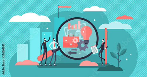 Business transparency vector illustration Tableau sur Toile