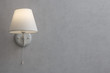 © nadezhda07_07 - Wall lamp with white shade from canvas