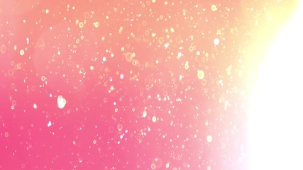 Particle on pink background