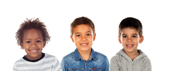 Wall Mural - Happy children looking at camera