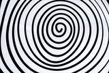 Fototapeta Przestrzenne - Simple white spiral