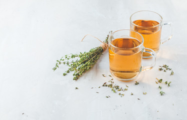 Thyme herbal tea