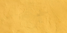 Wide Angle Yellow Painted Wall Rough Background