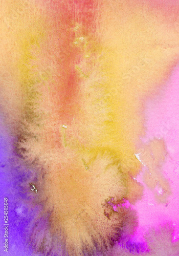 Watercolor Rainbow Abstract Background Hand Painted Texture Images, Photos, Reviews