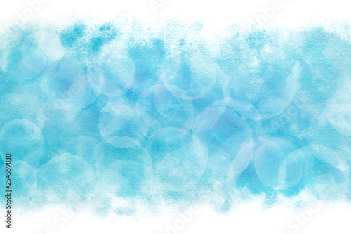 空雲青夏水彩背景stock Illustration Adobe Stock