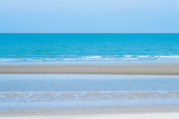 Poster - Beach when low tide