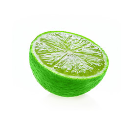 Sticker - Lime Green On White Background