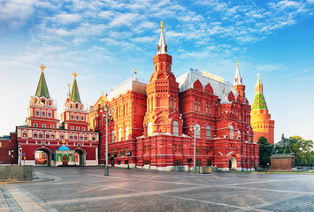 Wall Mural - Moscow -  State Historical Museum at Red Square, Russia