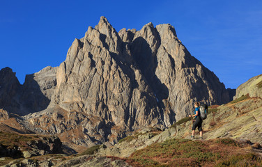 Poster - Vallee de la Claree during a clear day in autumn.