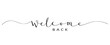 © HowLettery Studio - WELCOME BACK brush calligraphy banner