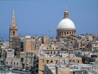 Wall Mural - City view of Valletta, Malta