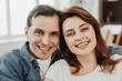 © Yakobchuk Olena - Close up of happy man and woman embracing