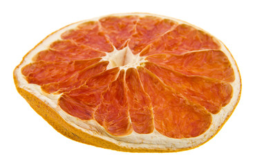 Sticker - dried grapefruit isolated on white background