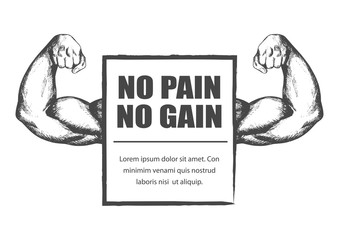 Wall Mural - gym greeting card