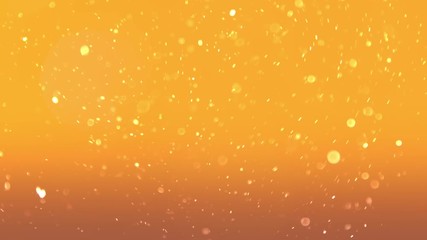 Particle on gold background