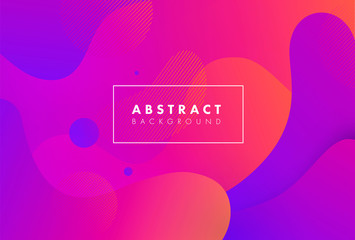 Wall Mural - colorful geometric background. fluid shapes composition. eps10 vector.