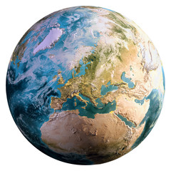 Planet Earth globe