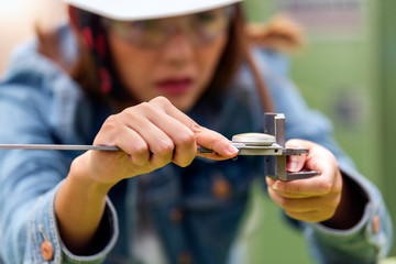 Poster - Asian girl engineer