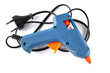 © Maryna Osadcha - Blue glue gun closeup on white background