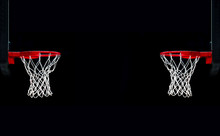 Basket On Black Background