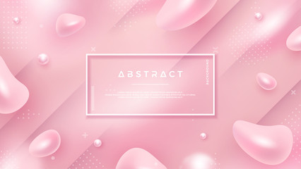 Wall Mural - light pink abstract liquid background for posters, banners, and others. eps10 vector illustration.