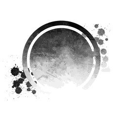 Wall Mural - dark grungy badge