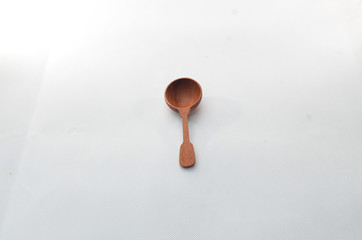 Wall Mural - a half round spoon of wood