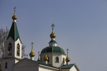  dome of the church with a cross