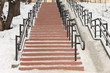 © Ludmila - Long  stone staircase with iron railings in a city park