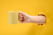 Hand Holding A Mug
